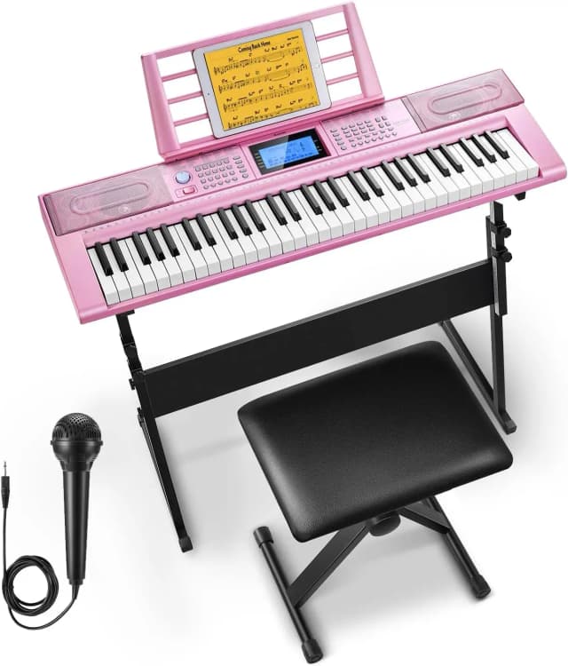 Комплект электрической клавиатуры Essential Donner Keyboard Piano 61-клавишный комплект электрической клавиатуры