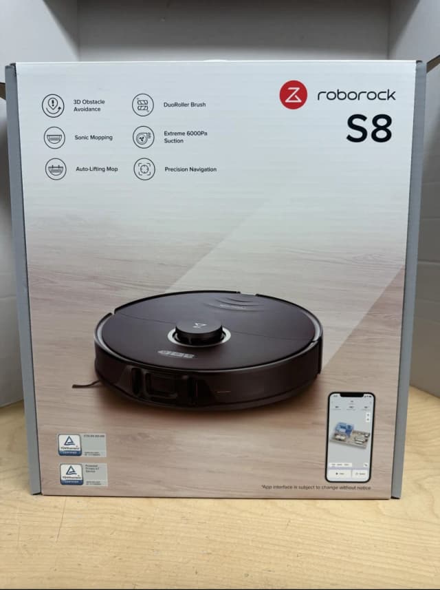 Все новые роботы-пылесосы Roborocks S8, S7 MaxV Ultra с пустой док-станцией для мытья и наполнения