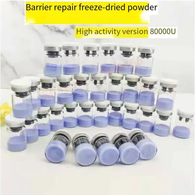 GHK-Cu Blue Copper Peptide 80000U Лиофилизированный порошок-эссенция для удаления морщин и тонких линий, повышения эластичности и омоложения кожи.