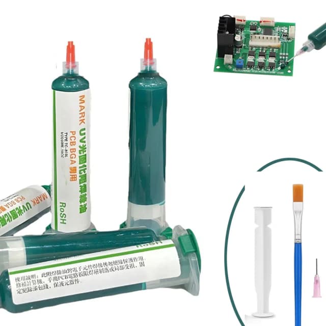 1 шт., 10 мл, зеленая УФ-паяльная маска, BGA PCB, краска, предотвращающая коррозионную дугу, паяльная паста, флюс, печатная плата, УФ-светочувствительные чернила