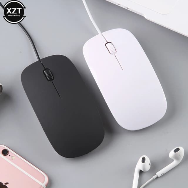 Лидер продаж, нейтральная проводная мышь 2,4 ГГц с USB-кабелем, эргономичные ультратонкие мыши для ПК, ноутбука, бизнес-компьютера, офисная мышь 1,2 м