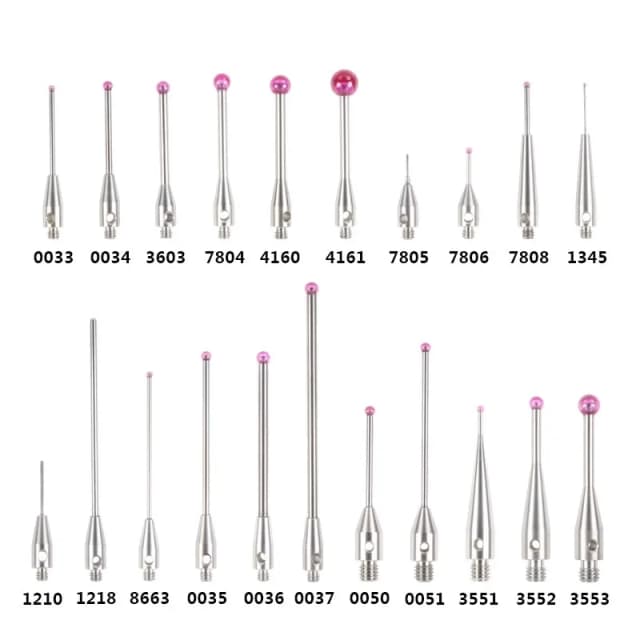 Трехмерный щуп M2M3 styli, рубиновый стилус 0,5/1,0/1,5/2,0/3,0, измерительные детали