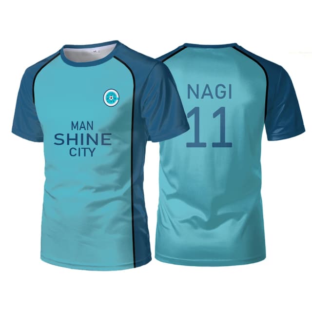 Мультфильм Аниме Синий Замок Косплей Спортивная Одежда Мужчина Shine City Джерси Мужчины и Женщины Повседневная Спортивная Футболка NAIG Топы с принтом Детские Футболки