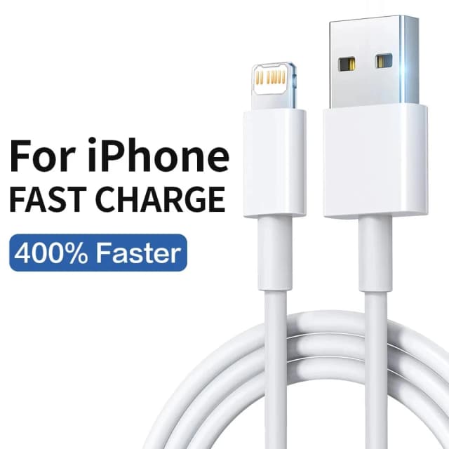 USB-кабель для iPhone 14 13 12 11 Pro Max Mini 6 7 8 Plus XS X XR SE iPad 20 Вт Шнур для быстрой зарядки и синхронизации данных 0,25 м 1 м 2 м