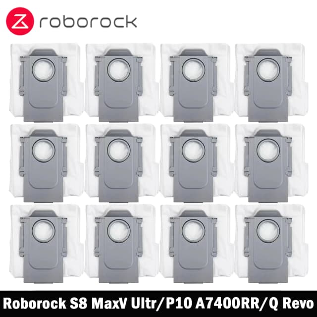 Roborock S8 MaxV Ultra / Q Revo / Q Revo MaxV / Q Revo S / Q Revo Pro / Qrevo Curv / Saros 10, пылесосные мешки для роботов, аксессуары