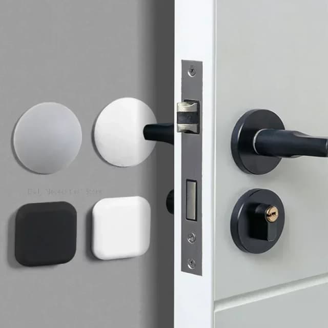 Дверной стопор Nordic Safety Supplies, силиконовый самоклеящийся ограничитель для двери, защитный буфер для стен, защитная заглушка для дома