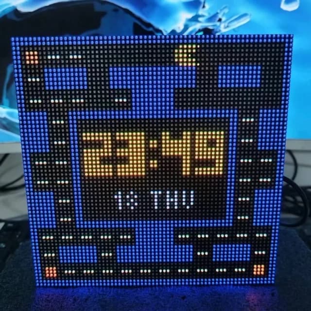 Умные часы ESP32 WiFi с автоматической калибровкой, в стиле стимпанк, для киберспортивной комнаты, настольный подарок