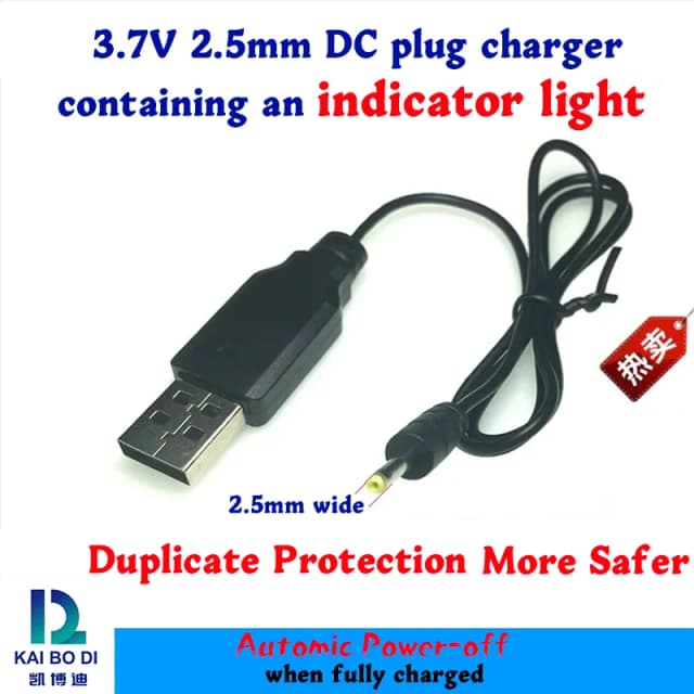 3,7 V 2,5mm DC автоматическое умное зарядное устройство для дрона FPV светильник USB