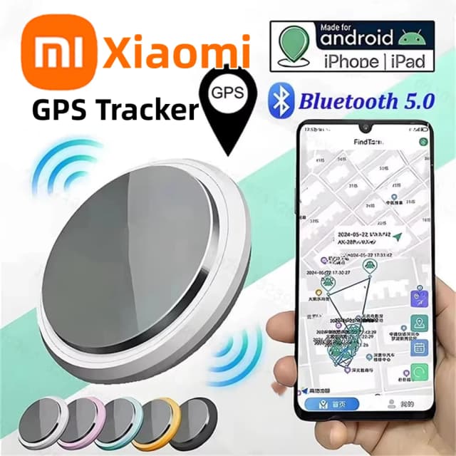 Умный GPS-трекер Xiaomi с функцией предупреждения о потере для домашних животных, сумок, кошельков, Bluetooth-трекер, AirTag, устройство для отслеживания и определения местоположения для IOS и Android
