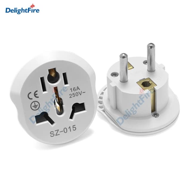 Адаптер для вилки европейского стандарта AU UK US to EU Euro Plug Adapter Converter European Travel Adapter Австралия США CN to EU Электрическая розетка