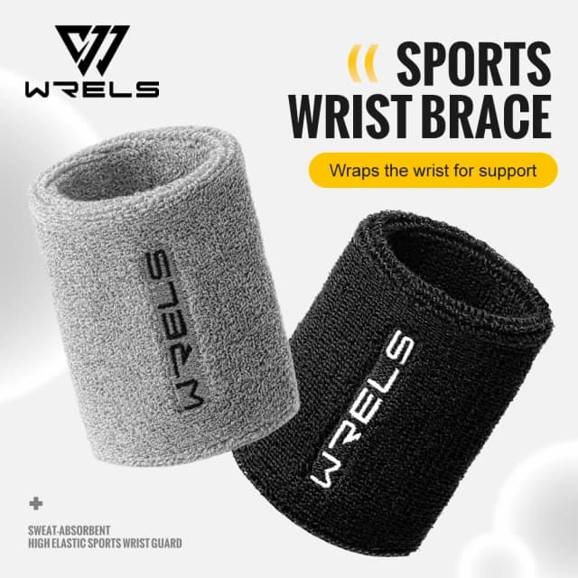 Браслеты WRELS, впитывающие эластичные браслеты для тренировок, быстросохнущие повязки на запястье для фитнеса