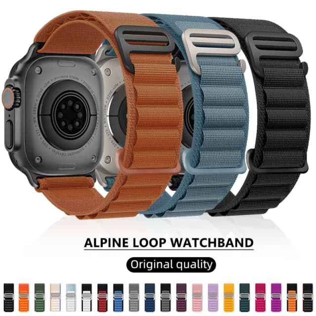 ремешок на apple watch 40 mm ремешок на apple watch Ремешок Alpine для Apple Watch Band Ultra 2 3 Ремешок для часов 45 мм 49 мм 42 мм 46 мм 44 мм 41 мм 40 мм Браслет Iwatch Series 11 9 8 7 SE 10
