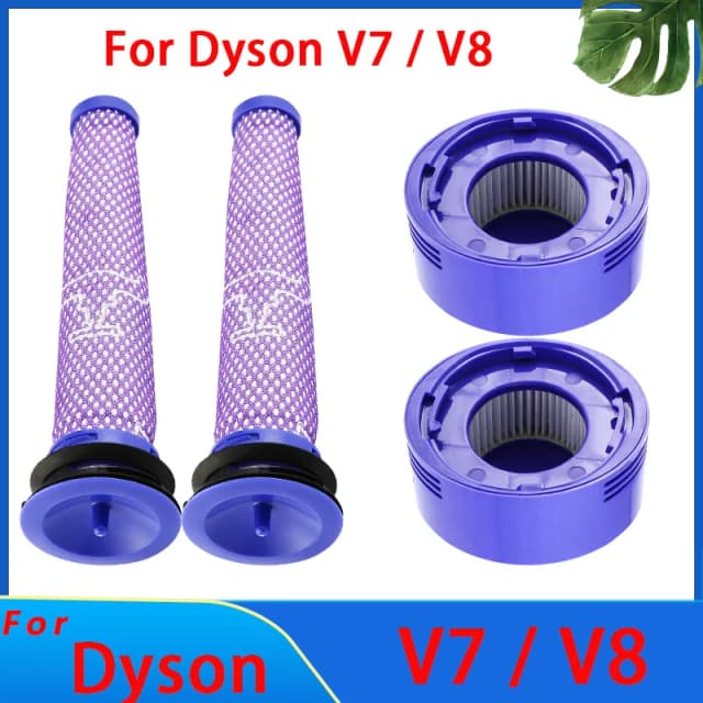 HEPA-фильтр для Dyson V8 V7, аксессуары, робот-пылесос, моющийся фильтр, запасные части