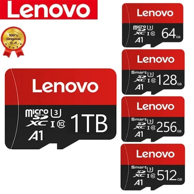 Оригинальная карта Lenovo SD 1TB Micro TF Mini SD, 256 ГБ, 512 ГБ, 128 ГБ, 64 ГБ, флэш-карта TF для телефона/компьютера/камеры, дропшиппинг
