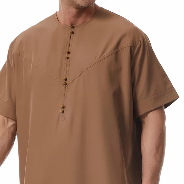 Ид Тобес для мужчин Джубба Тобе Dishdasha Мужчины Thawb Thob Мусульманский Ислам Абая Дафah Robe Dress Саудовская Аравия Дубай Кафтан Джеллаба
