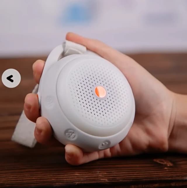 Портативная Bluetooth-машина с белым шумом и 12 успокаивающими расслабляющими звуками и силиконовым таймером сна, ночником для детей и взрослых