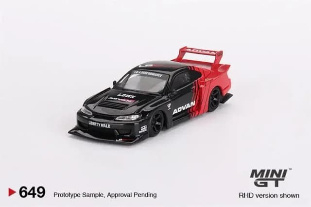 Мини GT 1:64 фунта-супер силуэт ADVAN RHD литая модель автомобиля