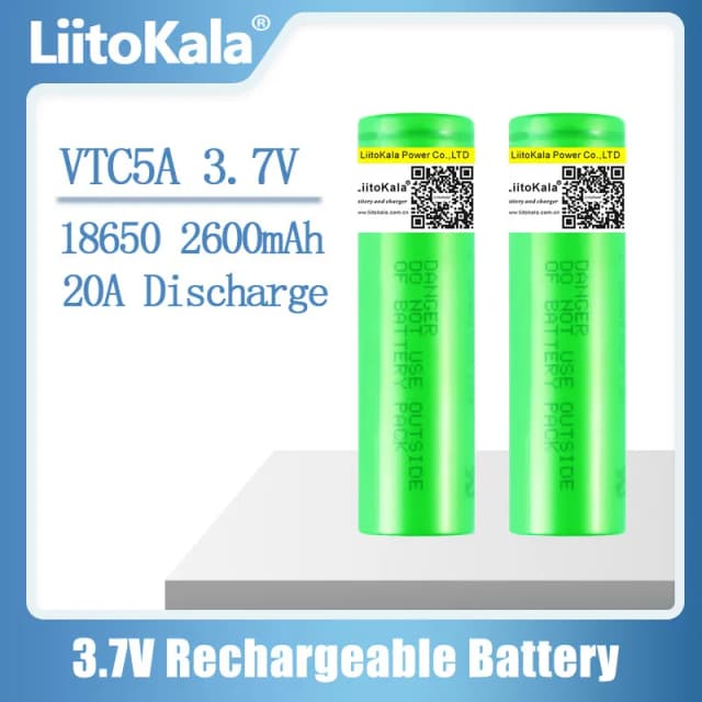 1-30 шт. LiitoKala 3,7 В 2600 мАч VTC5A литий-ионный аккумулятор 18650 Akku US18650VTC5A 35A игрушки фонарик