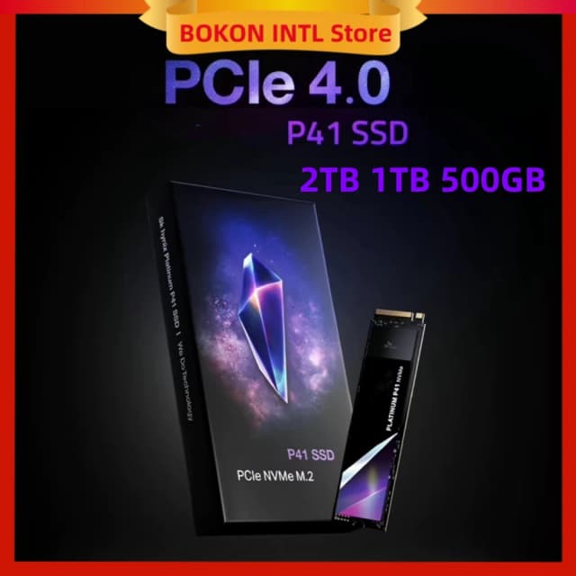P41 2T 1T 500G интерфейс Pcle Nvme Gen4 M.2 с кэшем 2280 PCIE 4.0 2 ТБ 1 ТБ 500 ГБ для игрового компьютера SK hynix Platinum