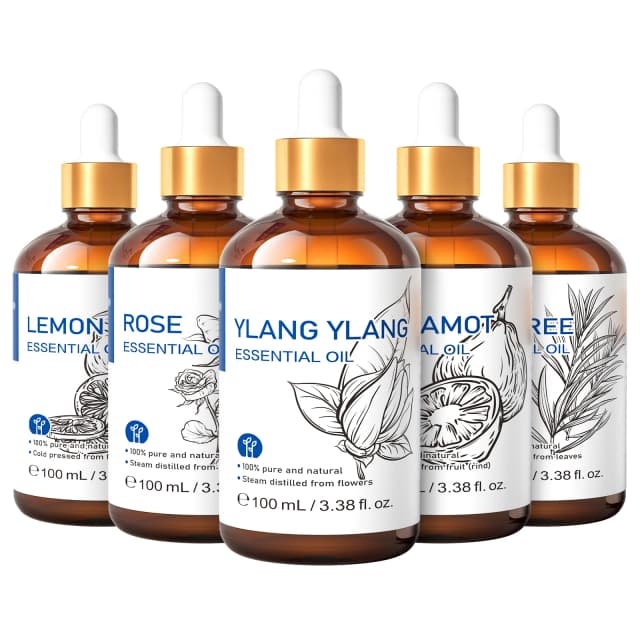 Эфирное масло HIQILI Ylang-Ylang, 100 мл, цитронелла, геранина, 100% натуральное масло дерева для массажа кожи, снятия стресса и ароматерапии