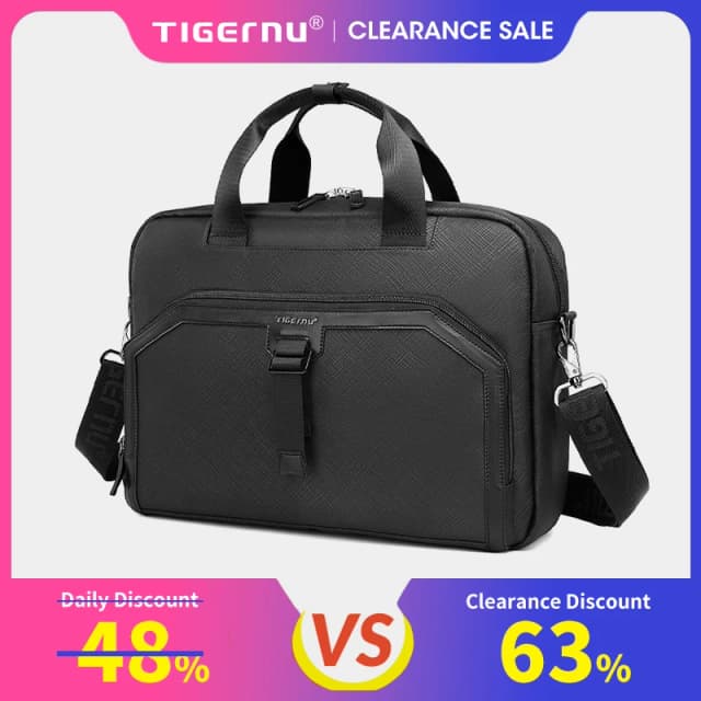 Мужские портфели Tigernu 13,3 дюйма, сумки для документов, деловые сумки, чехол для крепления, офисная дорожная сумка, сумки для ноутбуков, сумка Elite Series