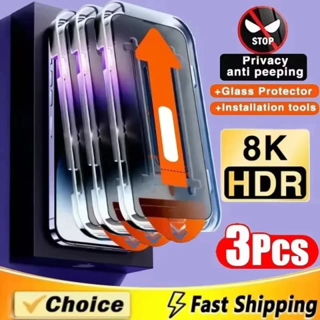 Защитная пленка для экрана с масофобным покрытием для iPhone 17 Pro Max 16 15 13 11 14 12 Air 16E Mini SE 7 XR, установка без пыли