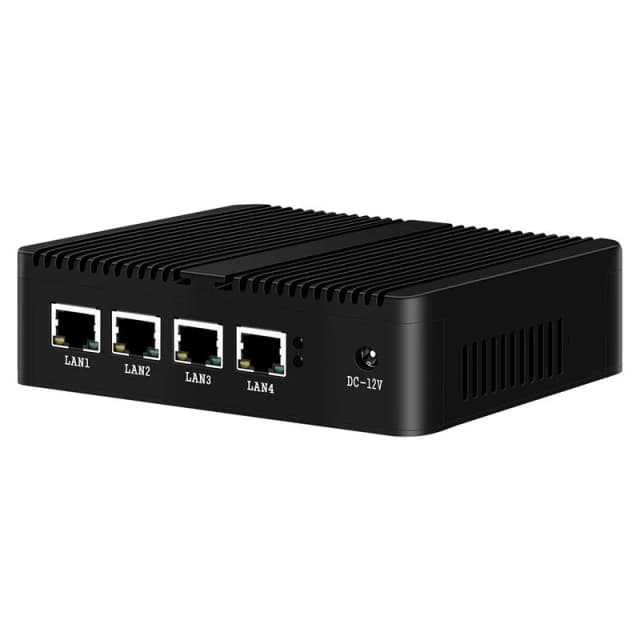 Бесвентиляторный мини-ПК Intel N100 J1900 N2840 N5105 J4125 с поддержкой Ethernet 4x 2,5G Windows Linux Pfsense OPNsense