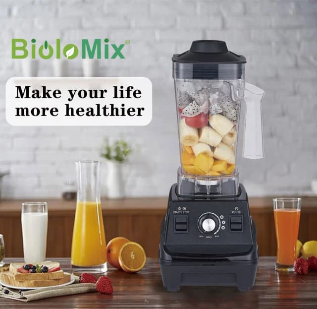 Мини-соковыжималка для смузи BioloMix, 1800 л, Вт