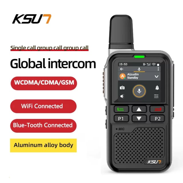 KSUN ZL38 POC 4G Wi-Fi Радио Blue-tooth Двусторонняя радиостанция дальнего действия 200 км Рация Совместимая Zello APP