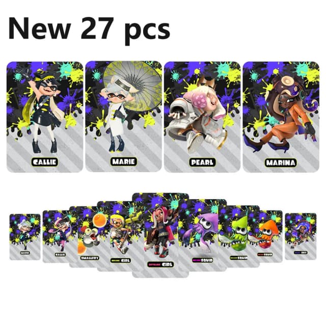 Новые Splatoons 3 Callie Мари жемчуг Марина карты Брызговики карта Брызговики 1 - 3 связь ns переключатель
