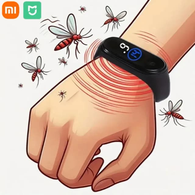 Xiaomi браслет от комаров физический ультразвуковой нехимический спортивный браслет от комаров для дома и улицы для мужчин и женщин