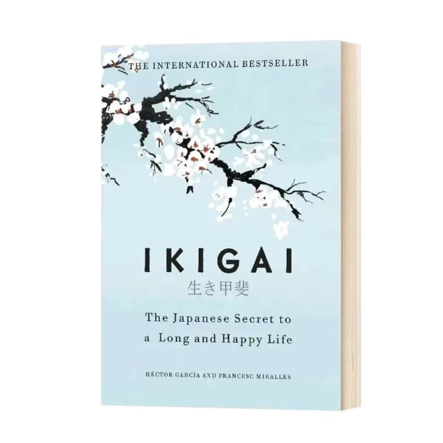 Ikigai The Japanese Secret Philosophy for A Happy Healthy от Hector Garcia Book Rebuilding Happy + A Book about Hope Fiction