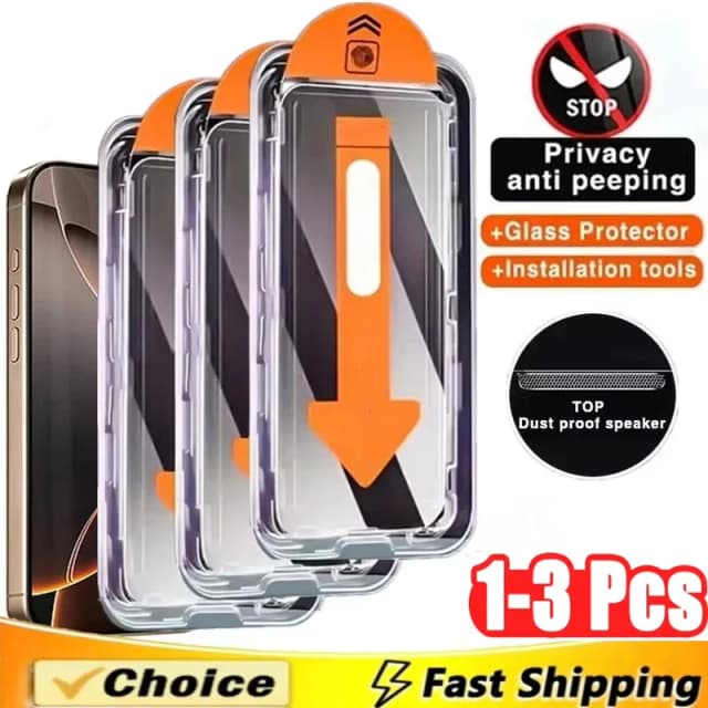 Олеофобное покрытие, без пыли, защитная пленка для экрана для iPhone 17 Pro Max 16 15 13 14 Pro 11 12 16e Mini SE XR 7