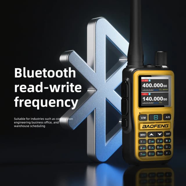 Рация Baofeng UV-5R Mini 5W (2 шт.) |   Приложение Bluetooth, погода NOAA, 999 каналов |   Зарядка USB-C для улицы/охоты