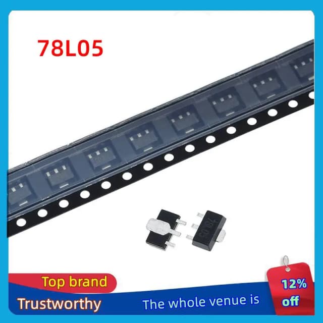 TZT 10/50 шт. 78L05 5В для модуля питания